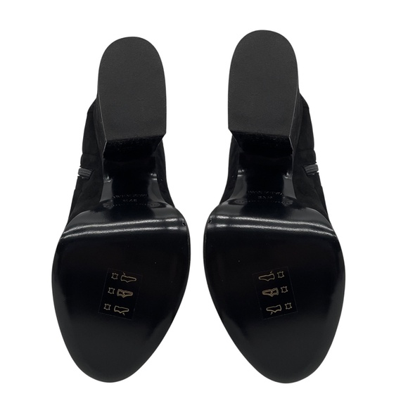 PIERRE HARDY BLACK SUEDE PLATFORM BOOTS - Picture 7 of 8